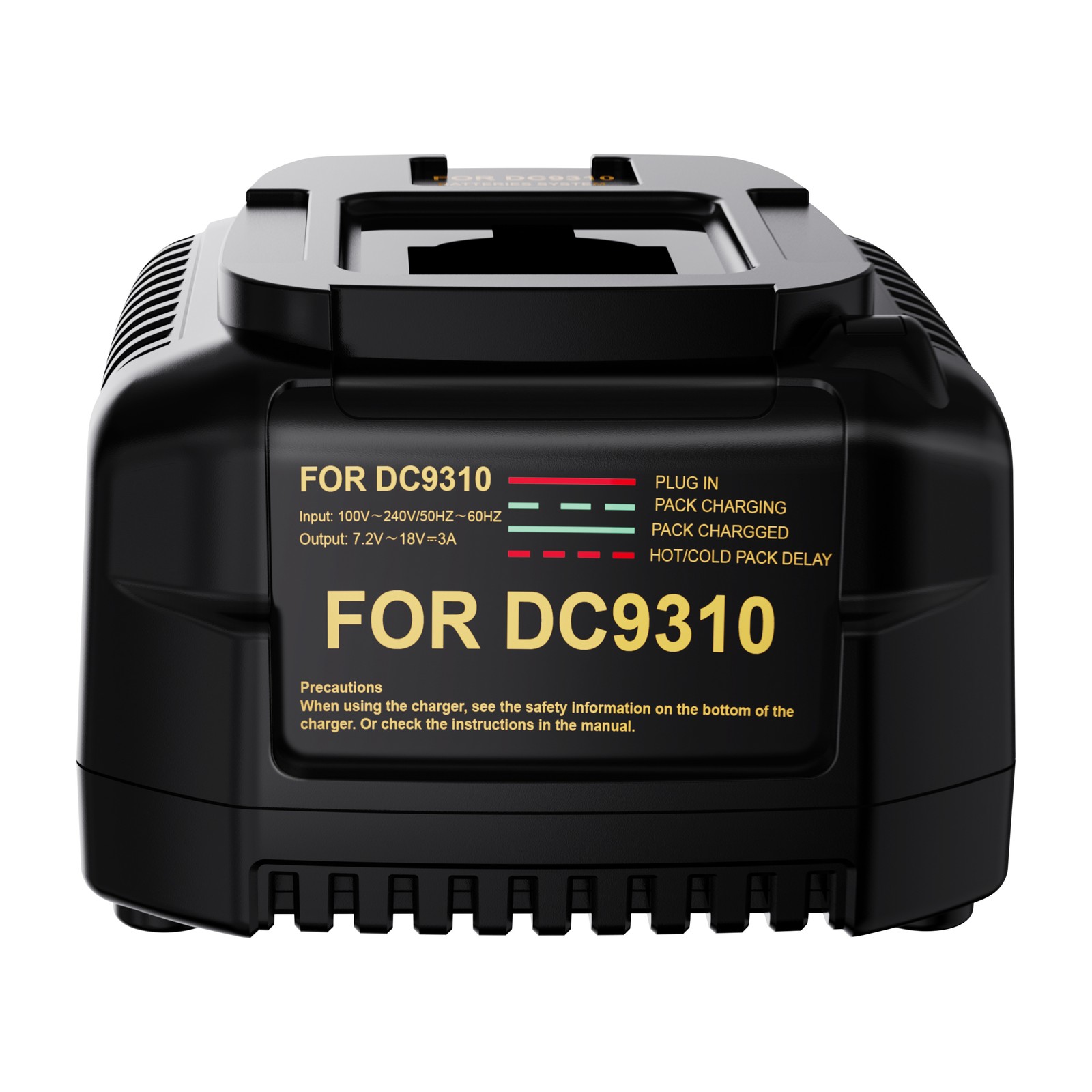 PACK Fast Battery Charger DC9310 For DEWALT Battery DC9096 XRP DC9071 7.2V-18V