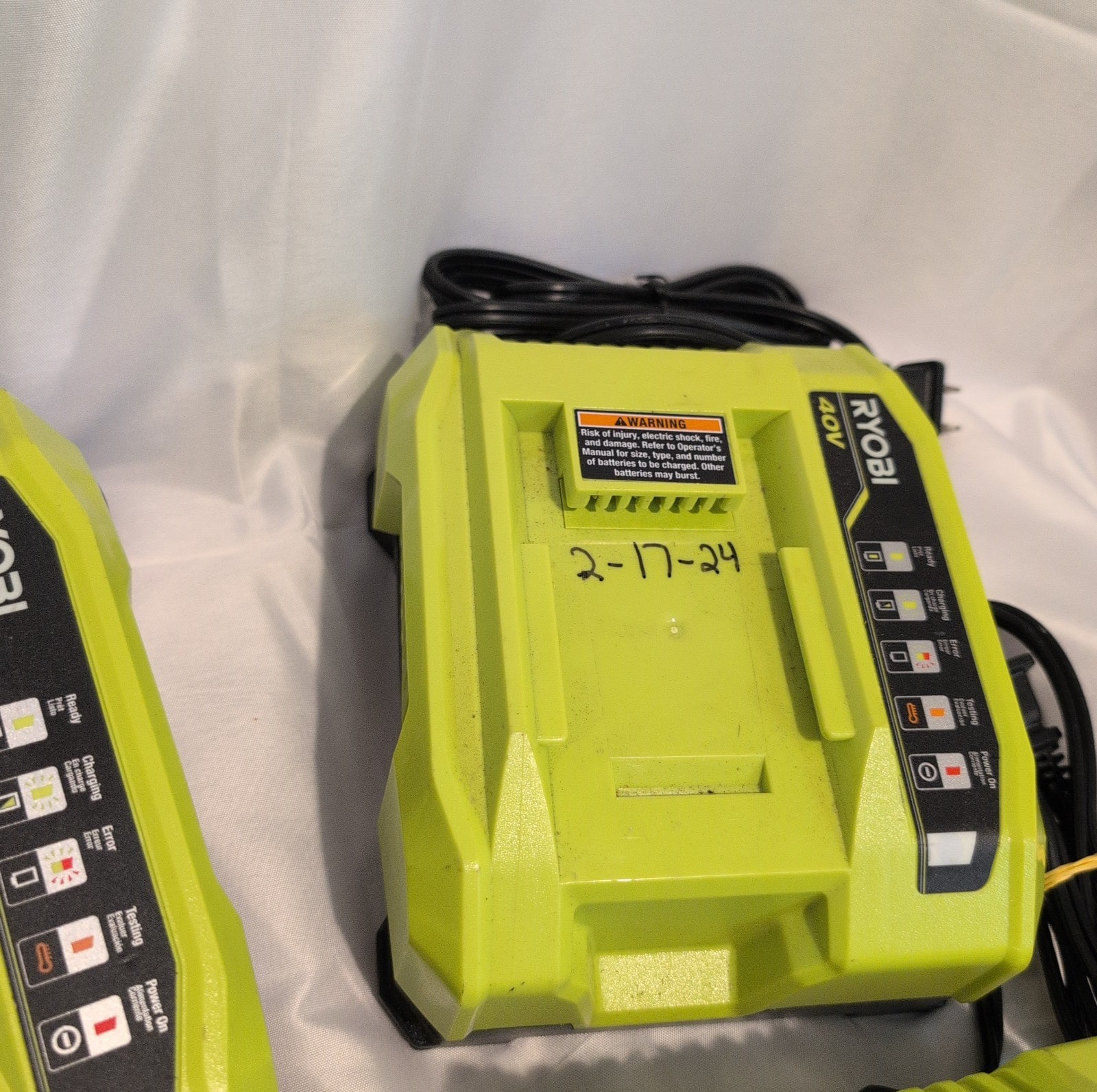 RYOBI OP406VNM 40V Lithium-Ion Lot Of 6