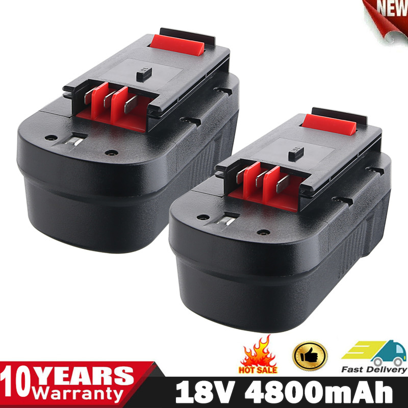 2PACK HPB18 18V HPB18-OPE 244760-00 18 VOLT NI-MH BATTERY FOR BLACK AND DECKER