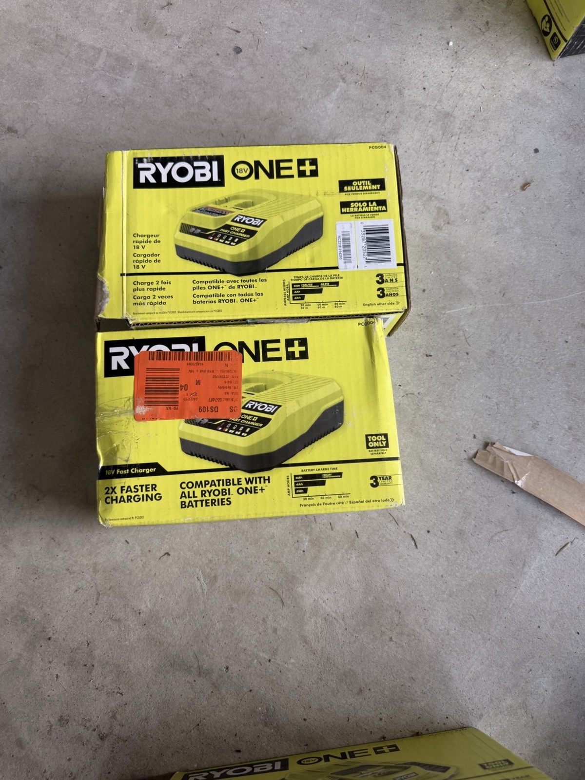 RYOBI ONE+ 18V Fast Charger PCG004 Green Single-Bay Charger (1 Battery)