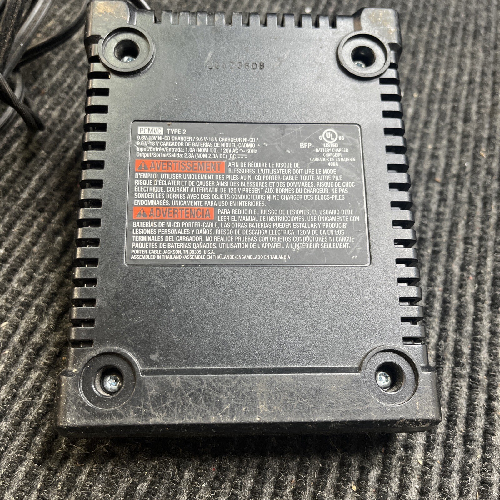 🔥🔥🔥Genuine Porter Cable PCMVC Type 2 NiCd Battery Charger 9.6V – 18V OEM