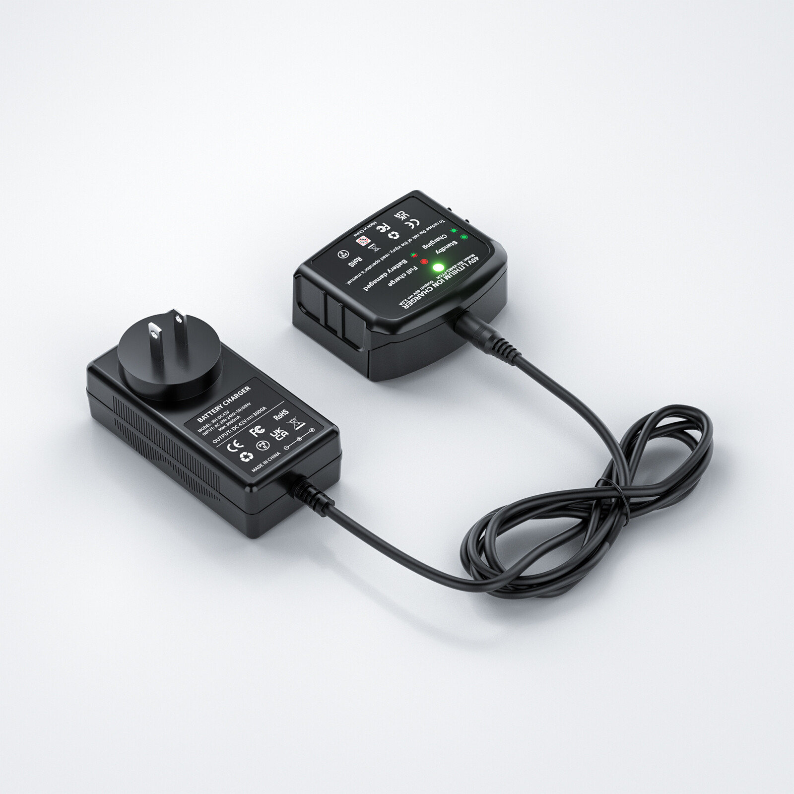 40V Charger For Greenworks G-MAX Lithium Battery 29472 29462 29252 20202 29282