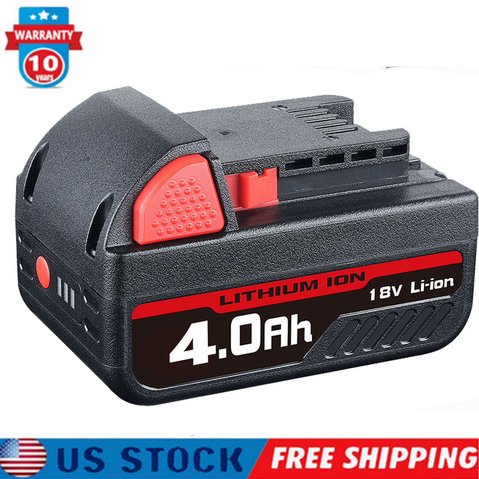 For Milwaukee M18 18 Volt 48-11-1820 M18B Lithium-Ion XC 4.0Ah Compact Battery