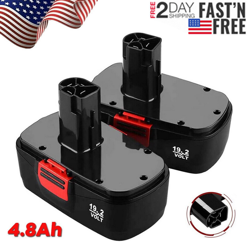 2Pack for Craftsman 19.2 Volt Battery C3 DieHard 130279005 11375 11376 130279003