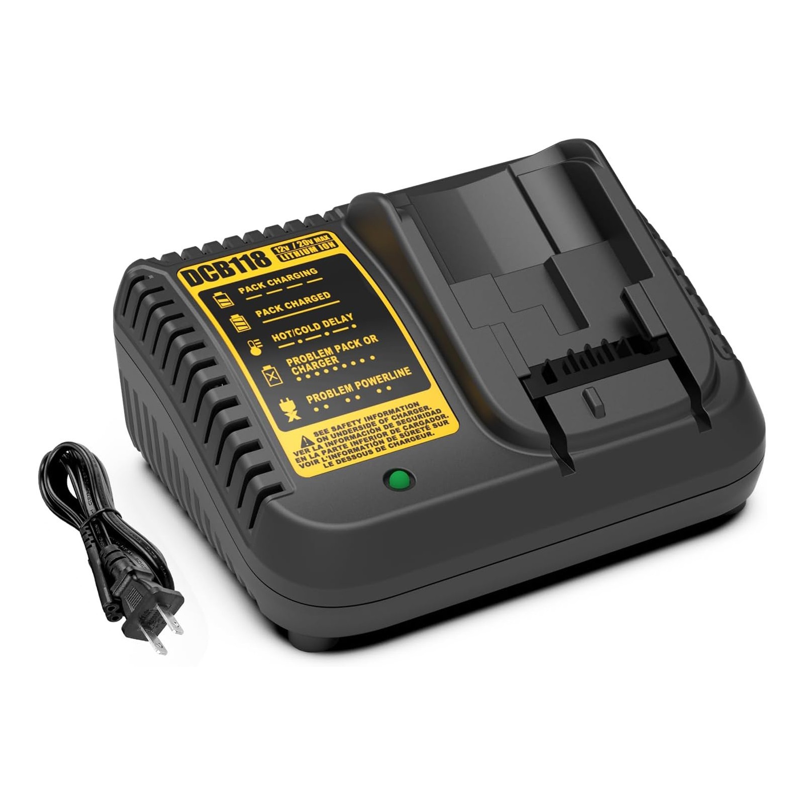 Charger for Dewalt 12V 20V Battery DCB102 DCB115 DCB104 DC9320 2-Port 4-Port