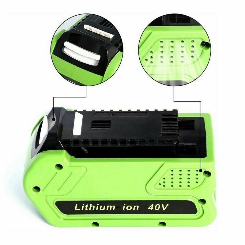 8.0Ah For Greenworks 40V G-MAX Battery Lithium 29472 29462 29252 20202 / Charger