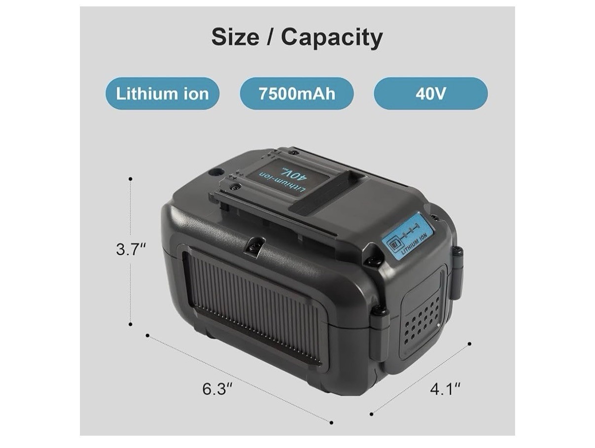 Aaiwtd 40V 7500Mah Replacement Battery For Dewalt Dcb404 Dcb406 Dcb407 Dcb114