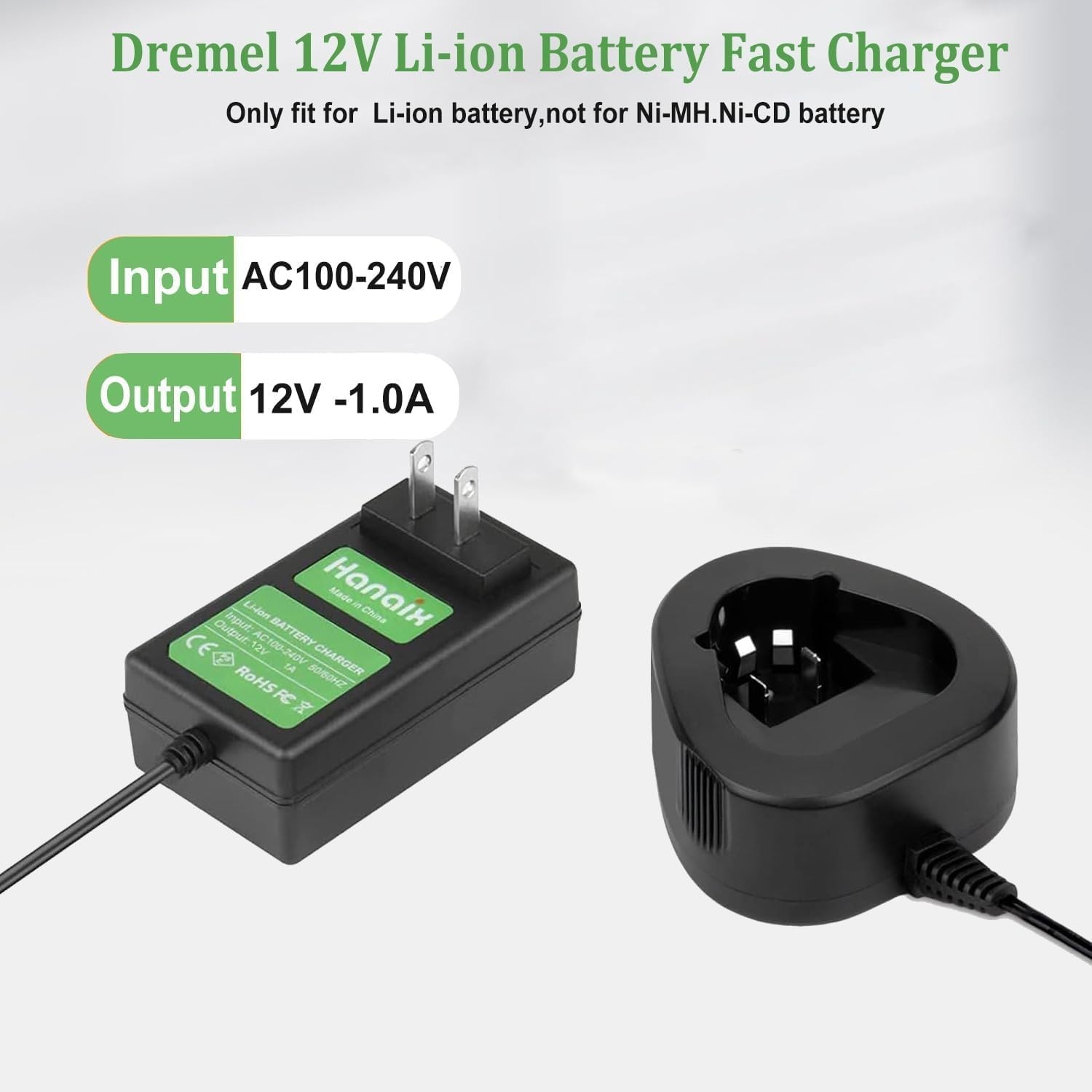 3.0Ah 12V Rechargeable Battery with Charger for Power Tool Compatibility