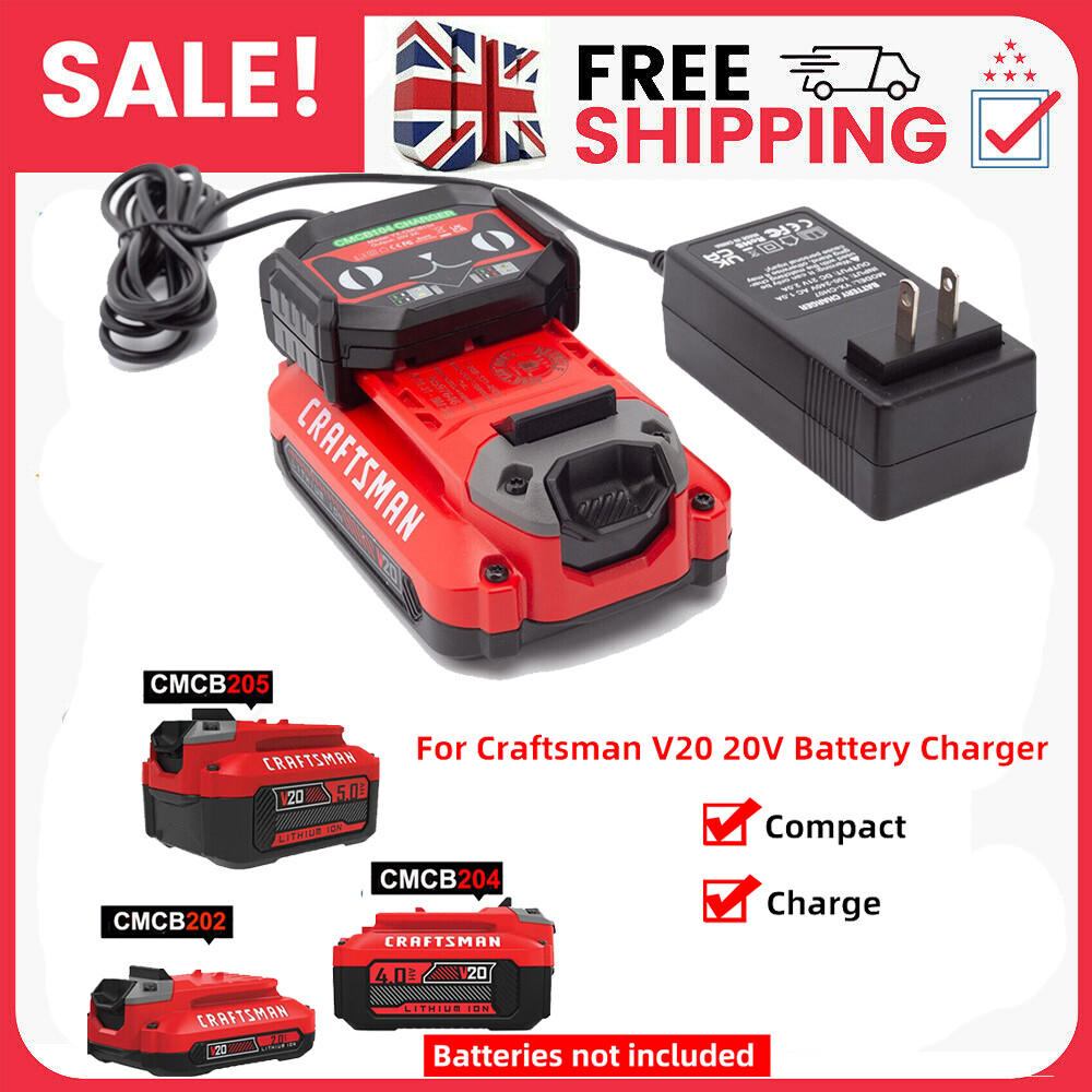 Separate Lithium Charger For Craftsman 20V MAX Series Electric Battery Charger