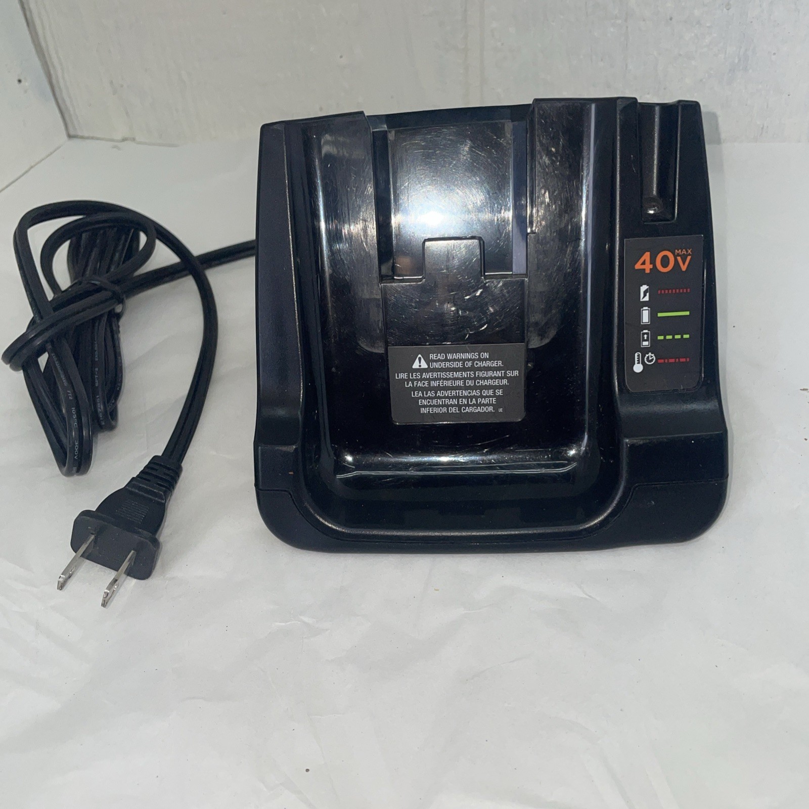 Black & Decker LCS40 Type 1 Lithium Ion Fast Battery Charger Type Charging Dock