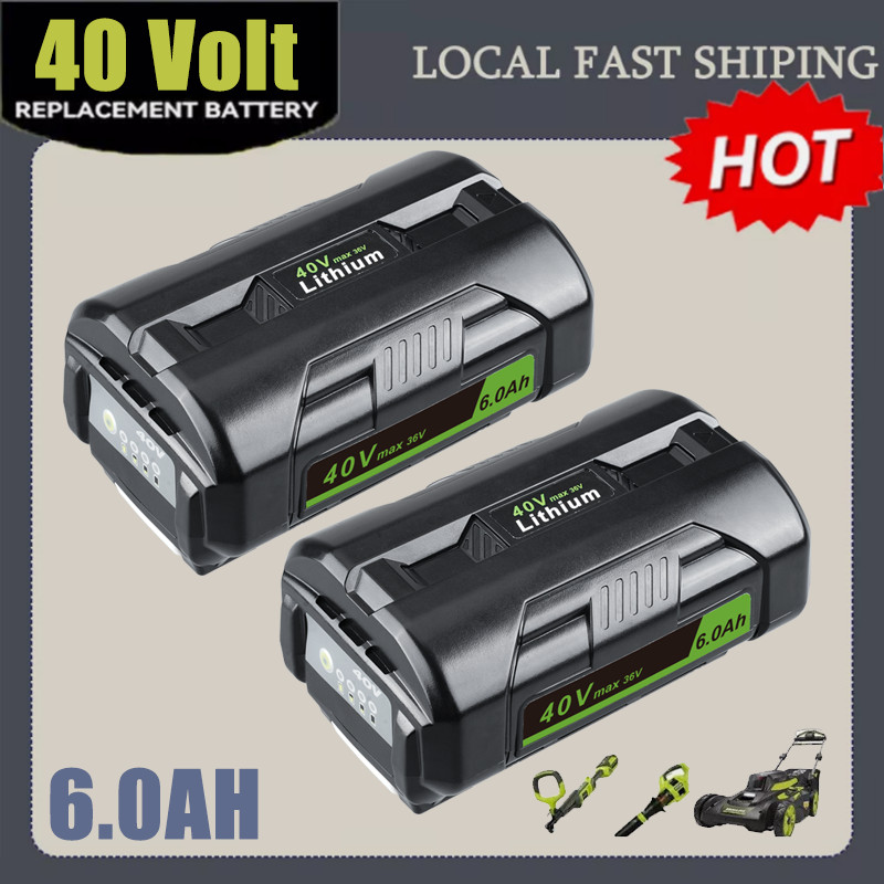 40V Battery For Ryobi 40 Volt 6.0Ah Lithium OP4050 OP40602 OP40261 OP4060 OP4030