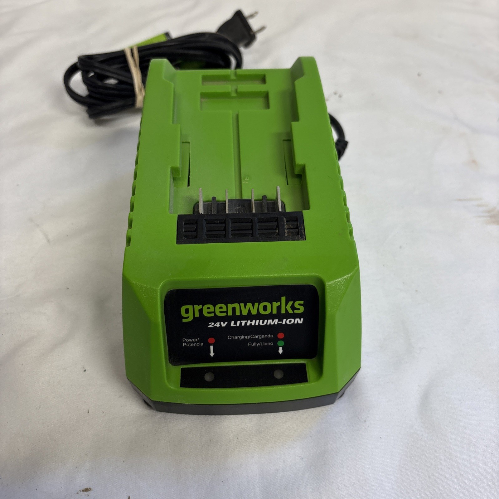 Greenworks 29862 Charger for G-24 24V Lithium Battery Single Port