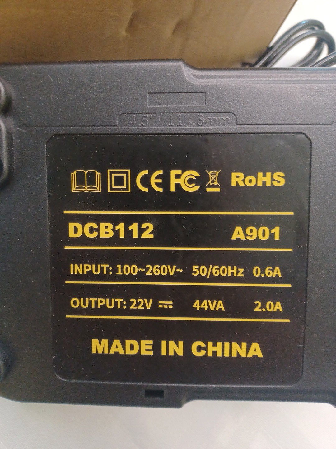 Replace DEWALT DCB112 DCB120 20V Volt MAX Li-Ion Fast Battery Charger DCB205 Etc
