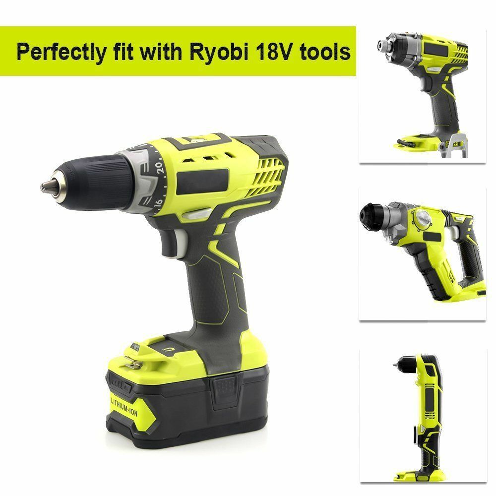 For RYOBI P108 18V One Plus High Capacity Battery Lithium-Ion Battery p105 p102