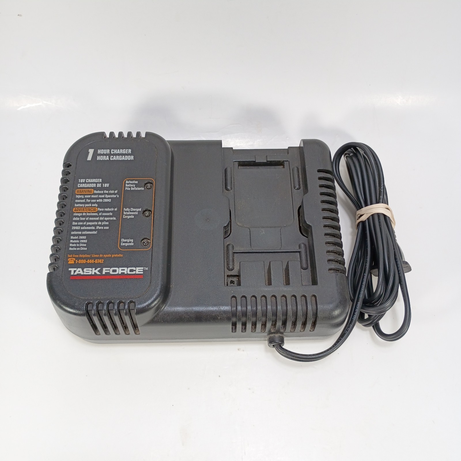 Task Force 29063 18V Fast Charger ONLY