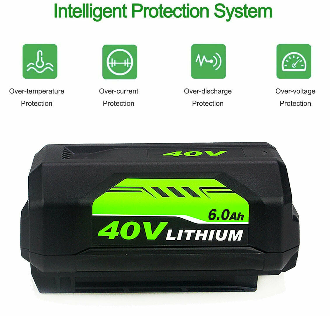 40V 8.0Ah Battery For Ryobi 40 Volt Lithium OP4050 OP4040 OP40602 NEW 6.0Ah