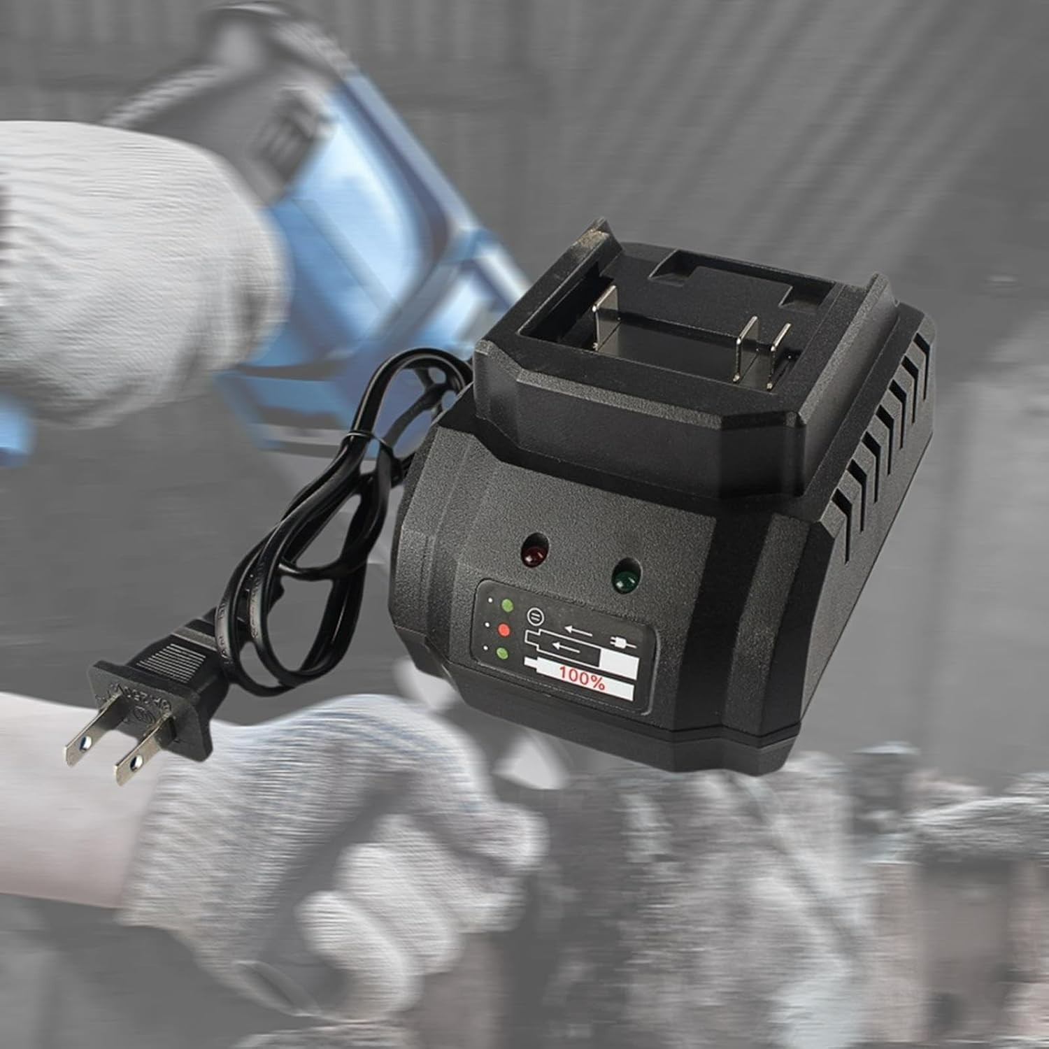 21V Lithium Battery Charger for Cordless Power Tools Universal Fast Charging US