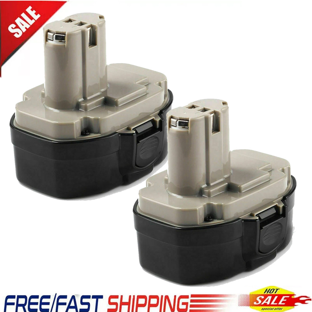 18V Ni-MH 4.8Ah Battery 2 Pack Replacement Fits Makita 1822 1823 1833 1834 1835