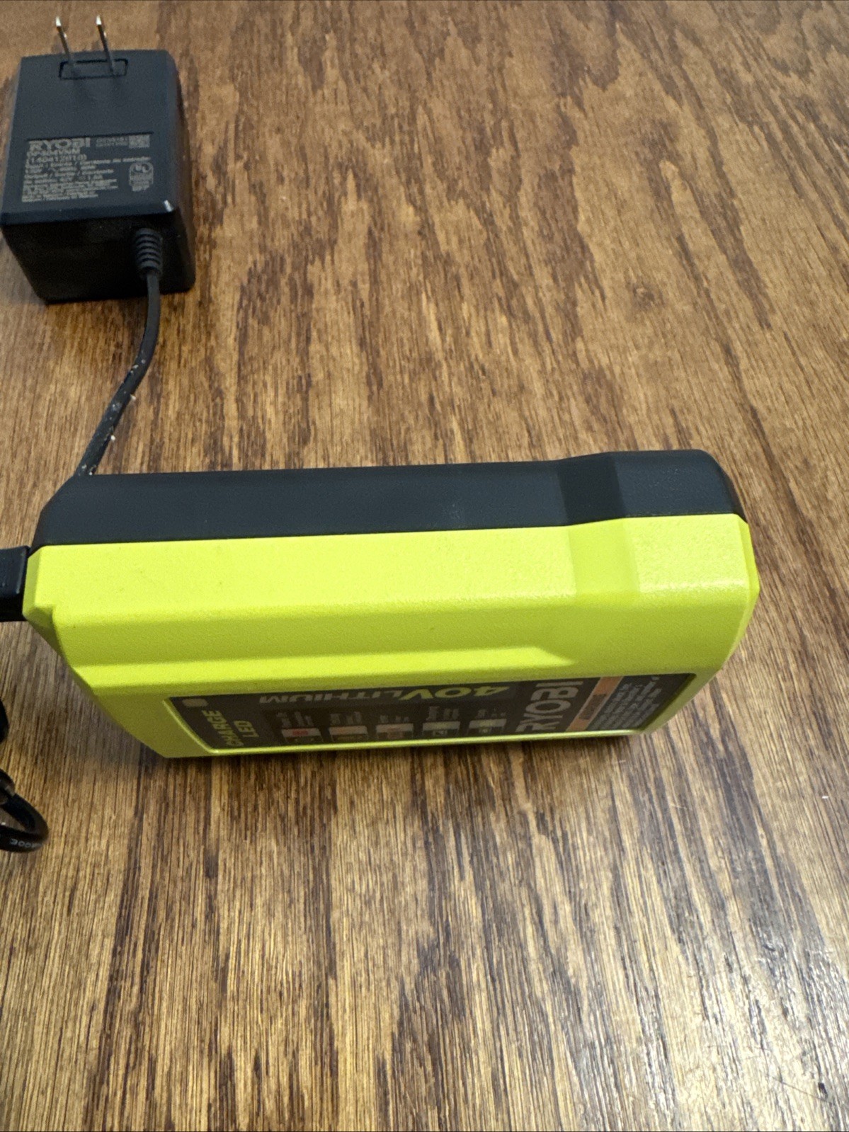 Ryobi OP404VNM 40V Li-Ion Power Tool Battery Charger w/ AC Adapter