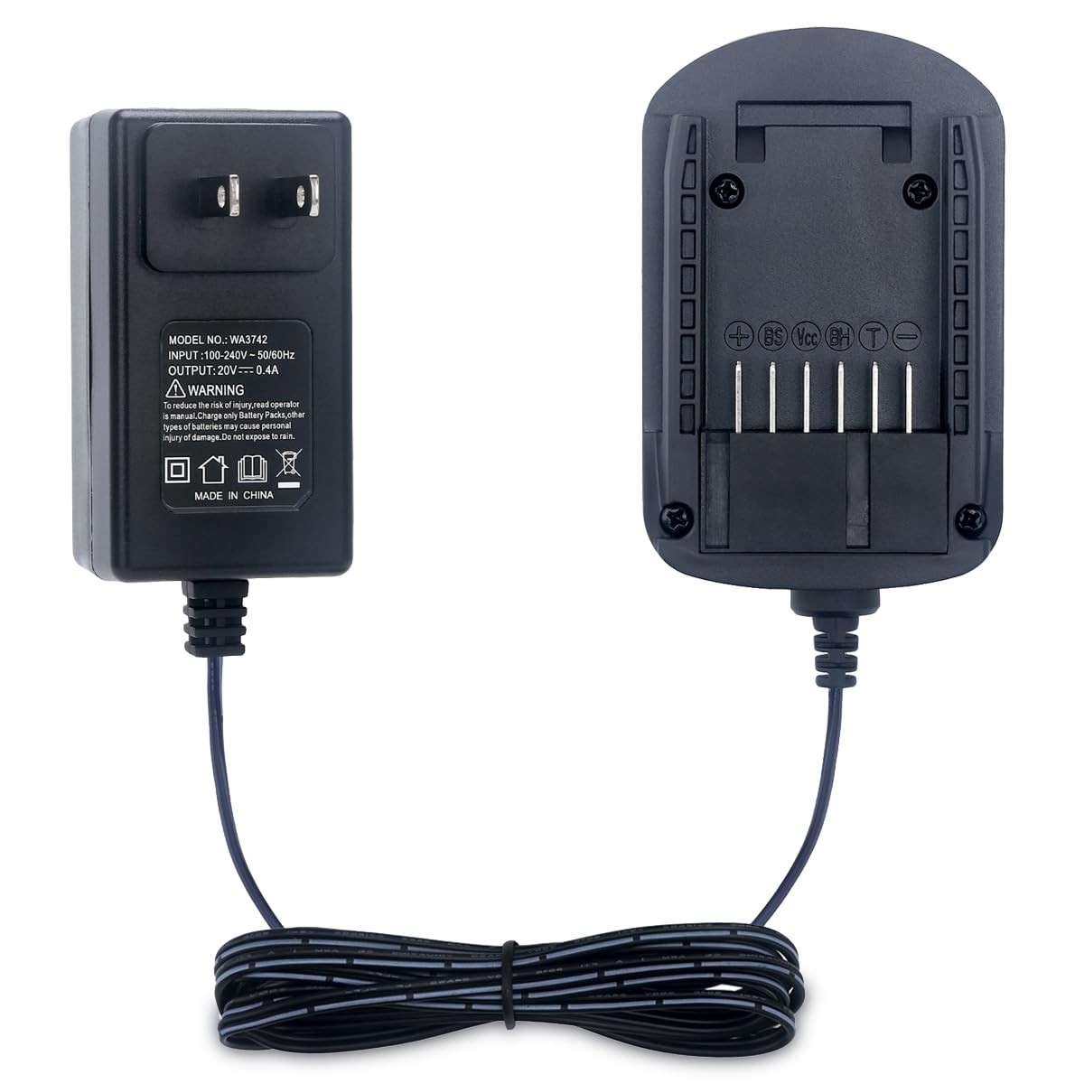 Compatible with Worx 20V Lithium Battery Charger, WA3742 Charger Compatible with