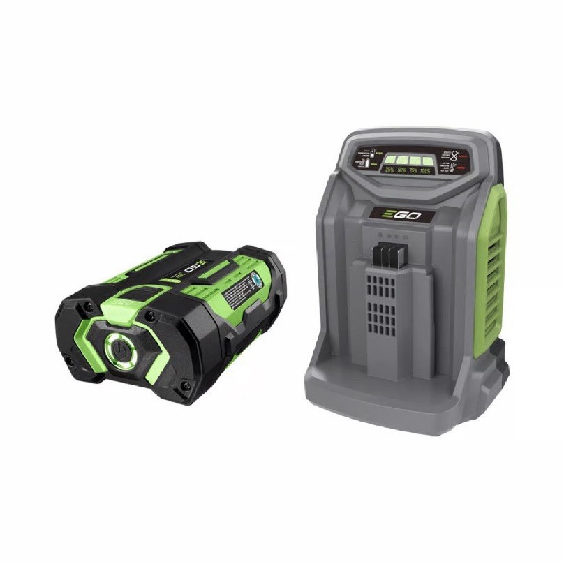 EGO Power+ 56V ARC Lithium Battery & Charger Bundle, Gray, 1-Battery Charge