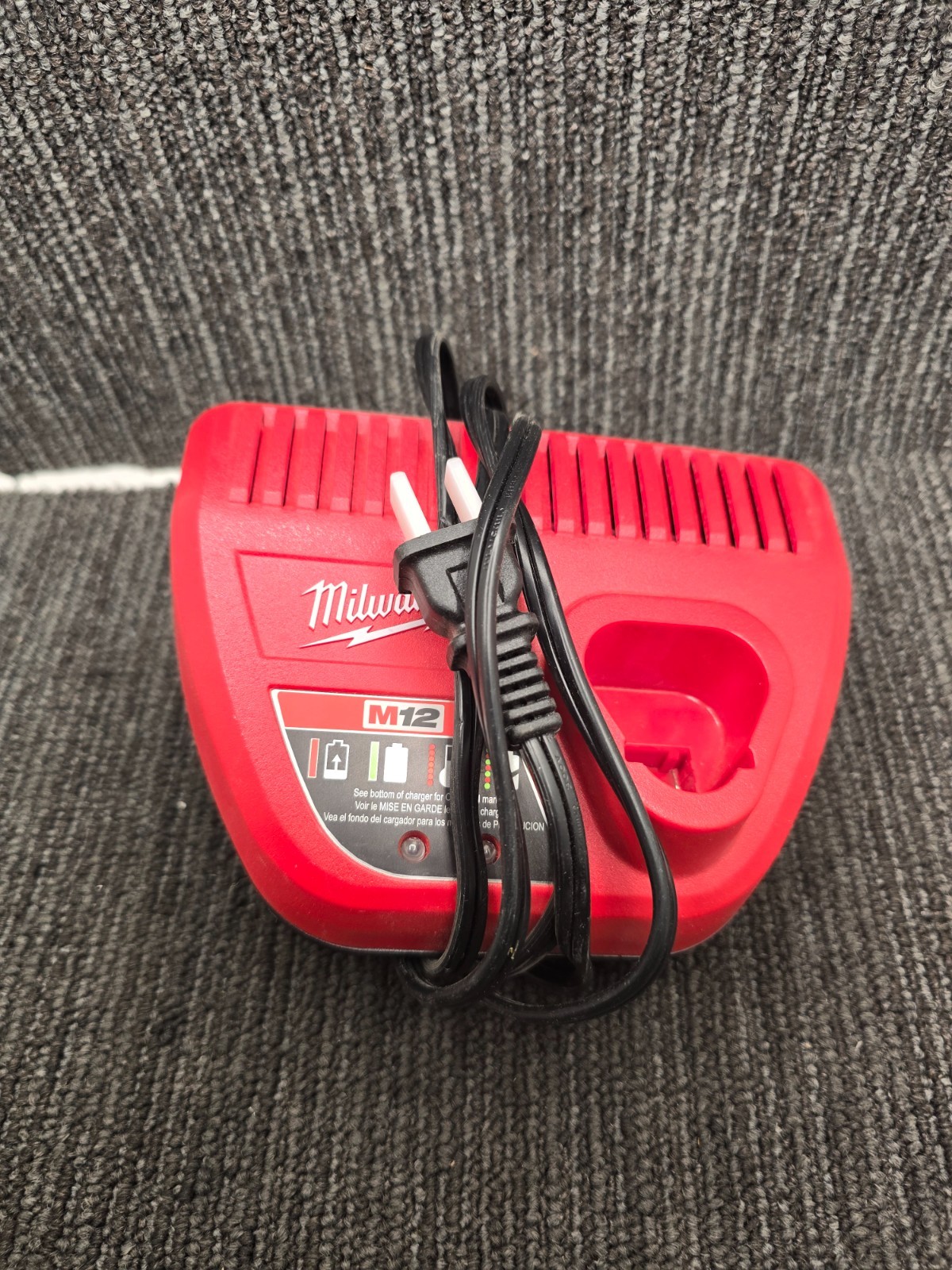 Milwaukee 48-59-2401: M12 Lithium Ion 12 Volt Battery Charger w/LED