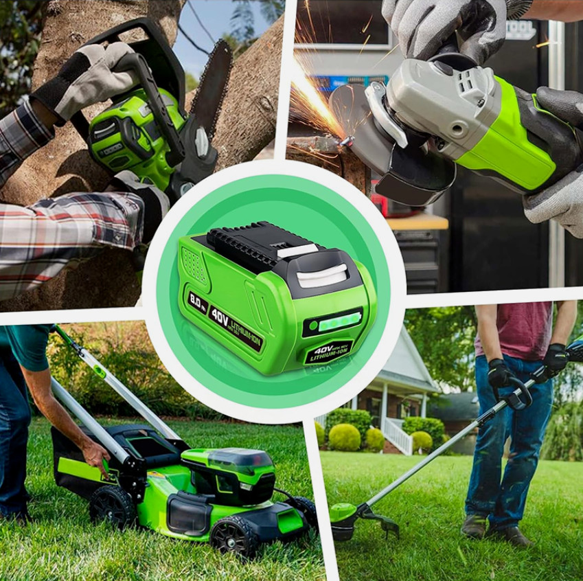 40V 6Ah 8AH For Greenworks G-MAX Lithium Battery 29472 29462 29252 20202 40 Volt