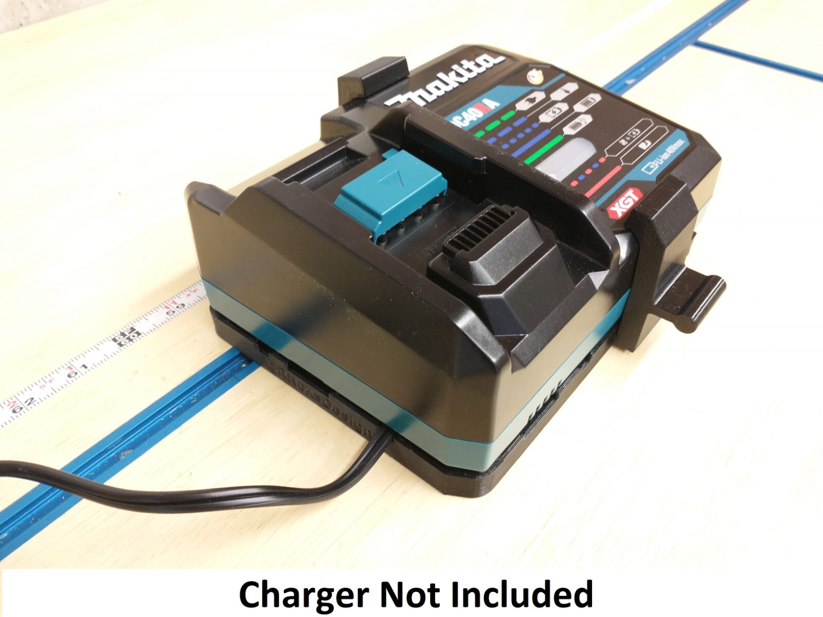 Wall Mount For Makita DC40RA Battery Charger, Made in USA