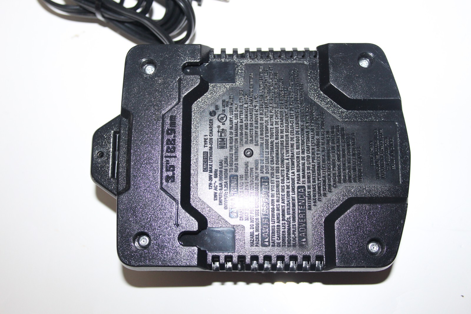 Genuine Craftsman CMCB102 20V/12V Lithium Ion Battery Charger Original Craftsman