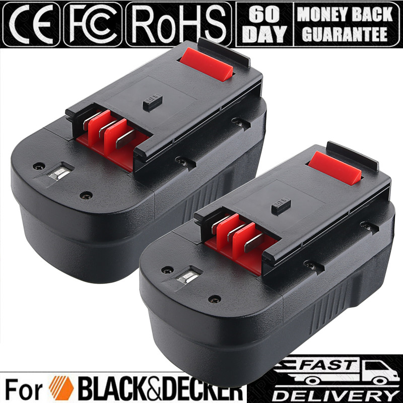 2-Pack 18V for Black and Decker HPB18 18 Volt 4.8 Ah Battery HPB18-OPE 244760-00