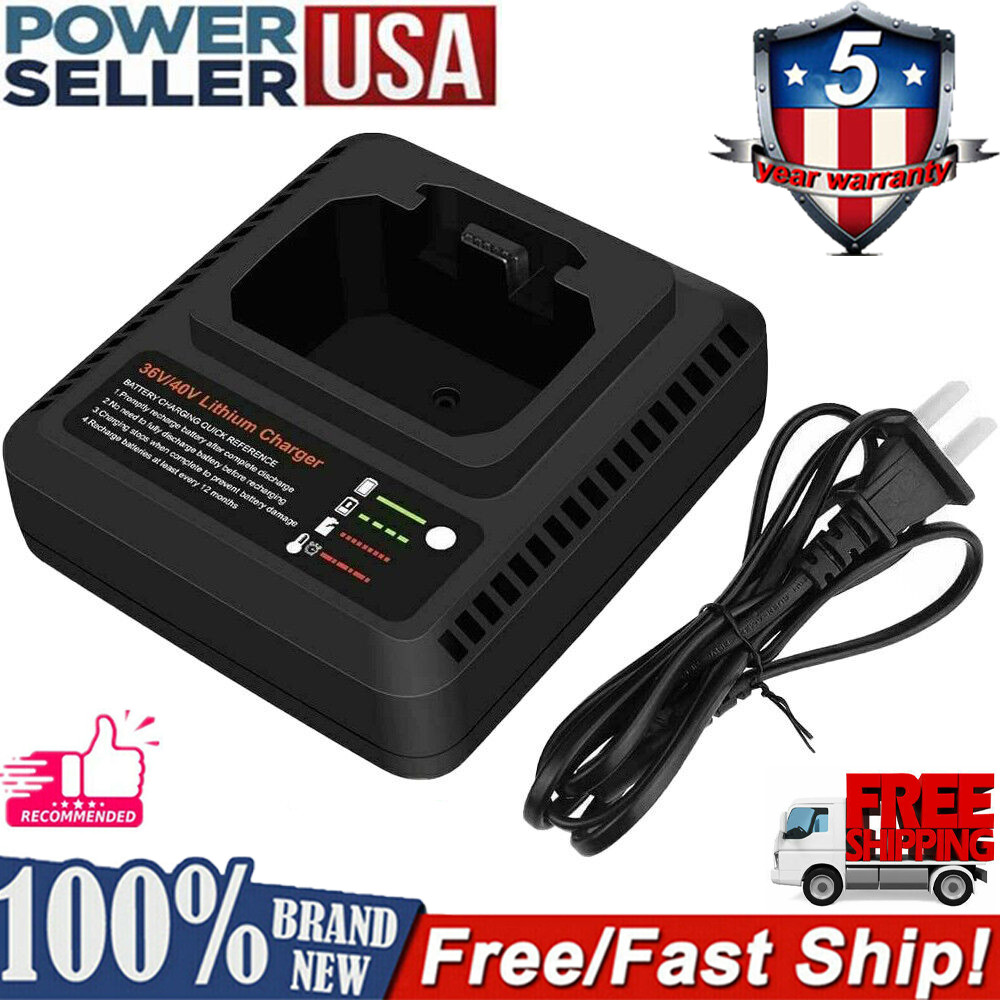 NEW LCS40 For Black and Decker 40V MAX Lithium-ion Battery Charger LCS36 LBX2540