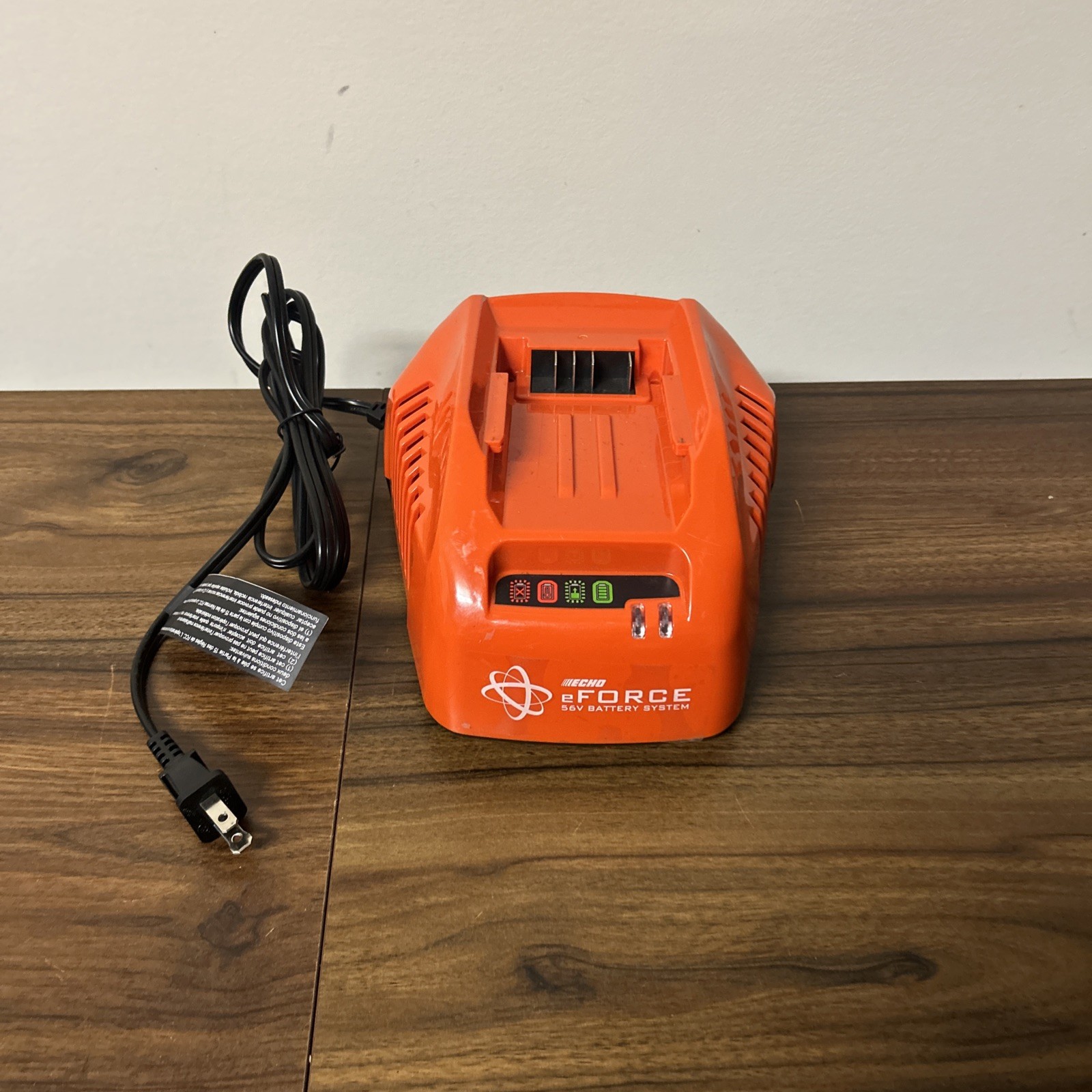 ECHO EFORCE 56V STANDARD BATTERY CHARGER – NEW MODEL # LC-56V2A. D 0002