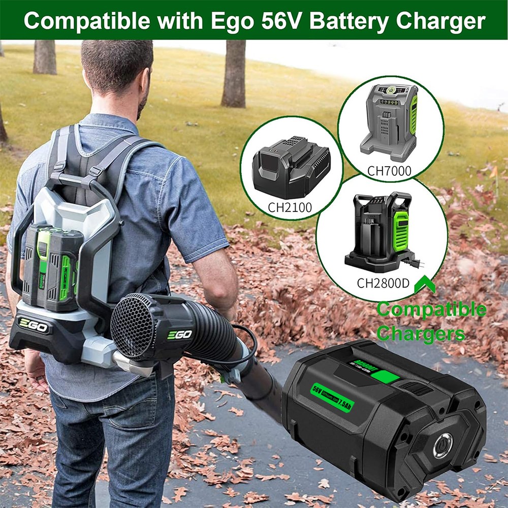 For EGO 56Volt Lithium-ion Battery BA5600T BA4200T BA2800 BA1400T CH2100 US