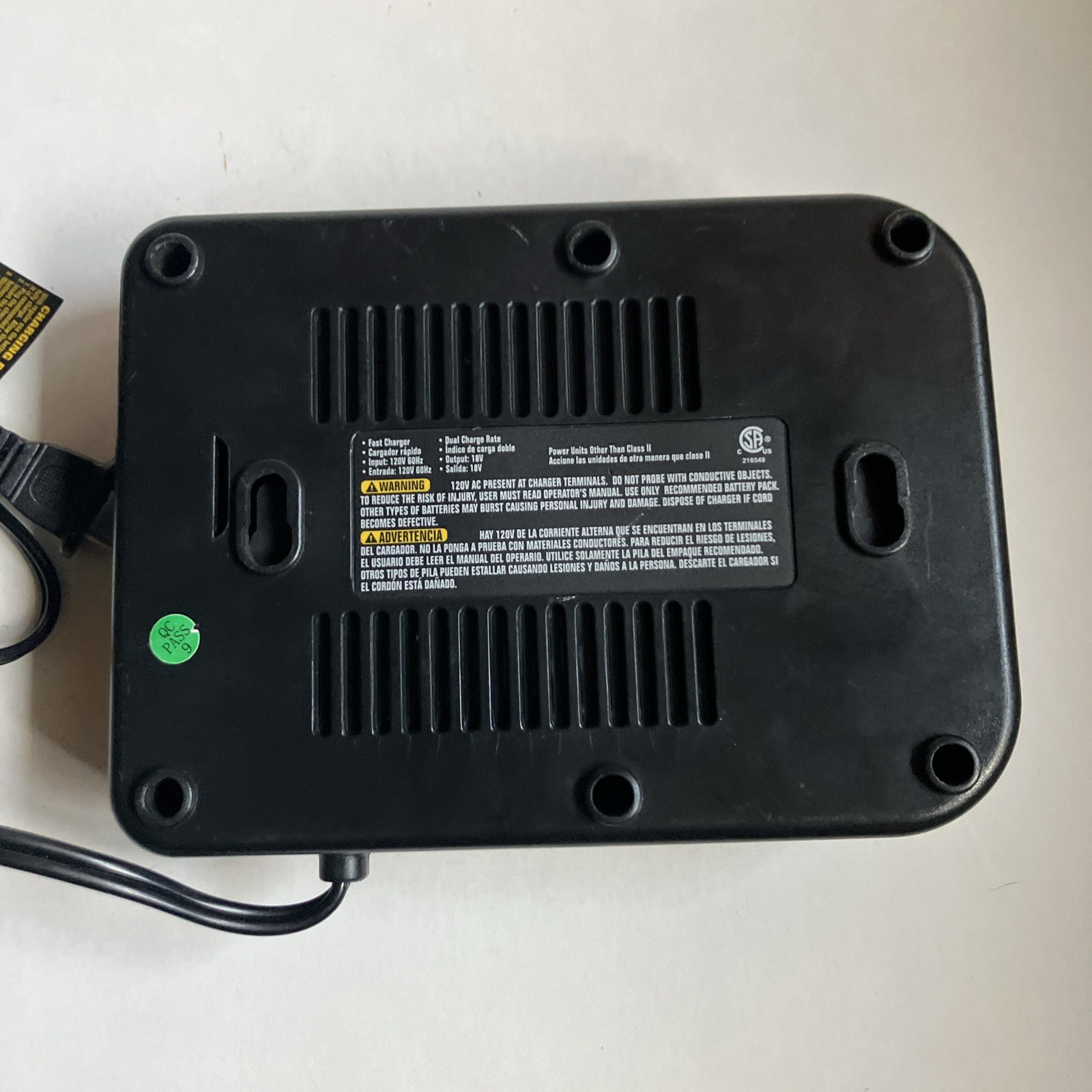 Task Force 29063 18V Fast Quick-Charge 1-1.5 Hr Charger ONLY | FOR 29043