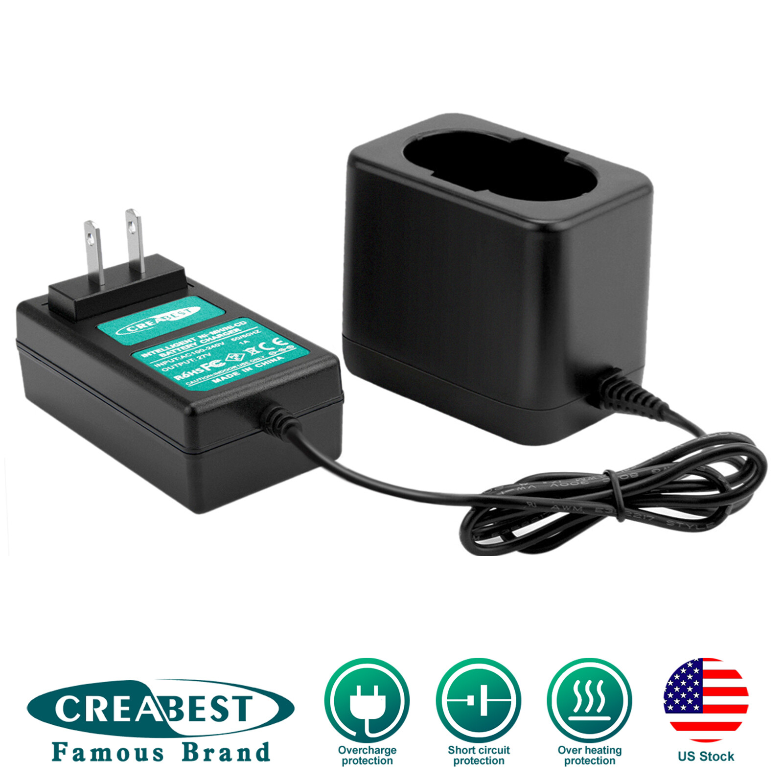 1.2V-18V Charger For Bosch Ni-MH/CD Battery BAT011 BAT025 BAT045 BH1214H BAT048