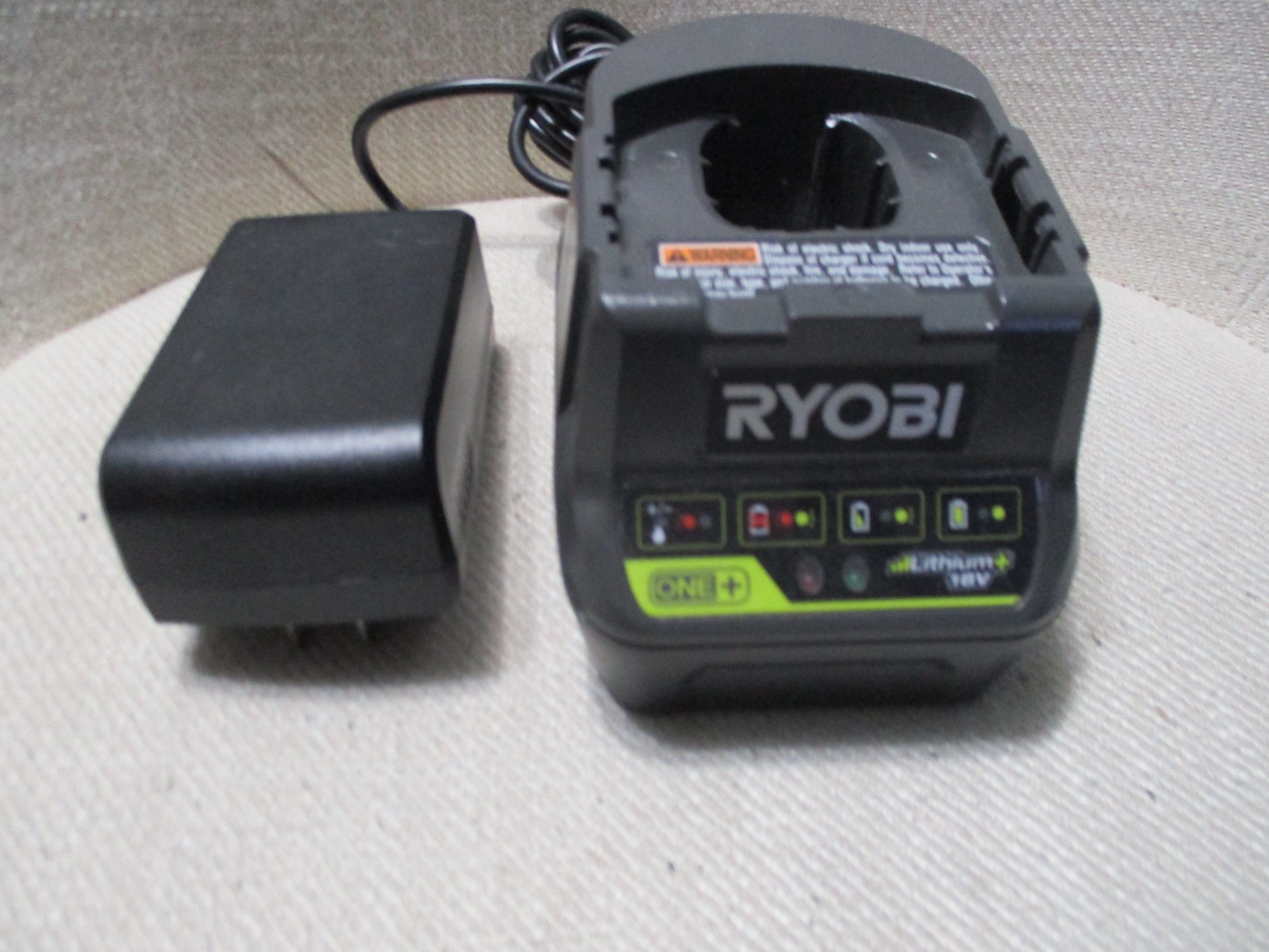 Ryobi 18V ONE+ P118B Lithium-Ion Battery Charger New No Box