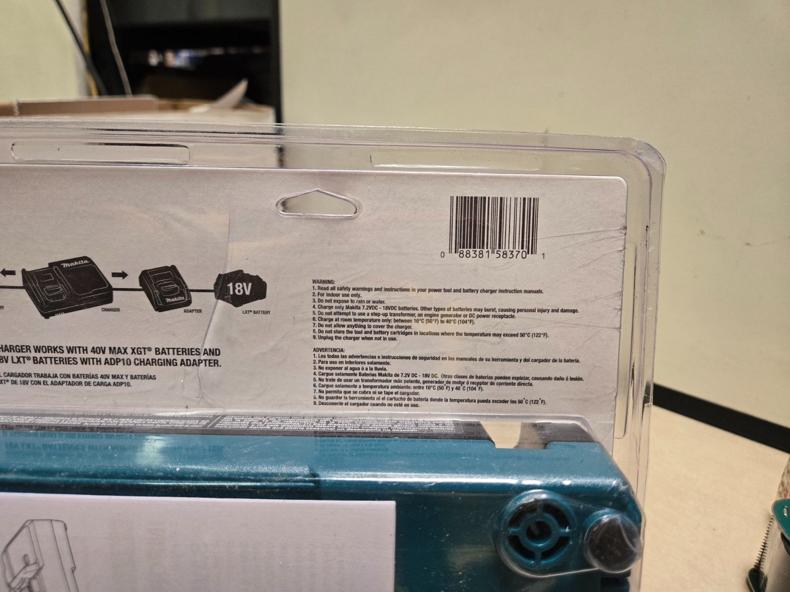 SEALED GENUINE Makita DC40RB 40V max XGT Dual Port Rapid Optimum Charger