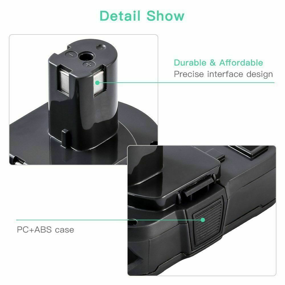 18Volt 3600mAh Lithium-ion Battery For Ryobi 18V Plus P102 P104 P108 18V Tools