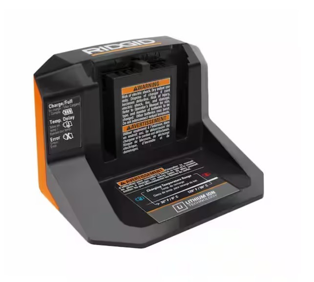 RIDGID 18V 2.0 Ah Lithium-Ion Battery + Charger Starter Kit AC9302