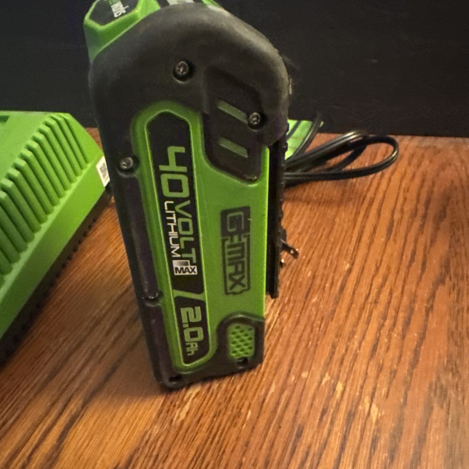 Greenworks 40 Volt OEM Battery And Charger Lithium Max Model 29482