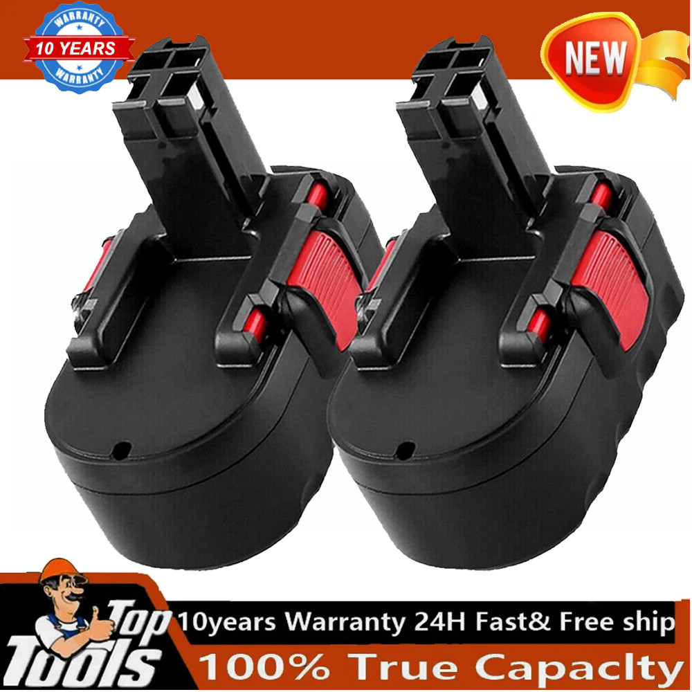2 Pack 18 Volt 4.8Ah Battery for Bosch BAT025 BAT180 BAT181 BAT189 BAT026 BAT160