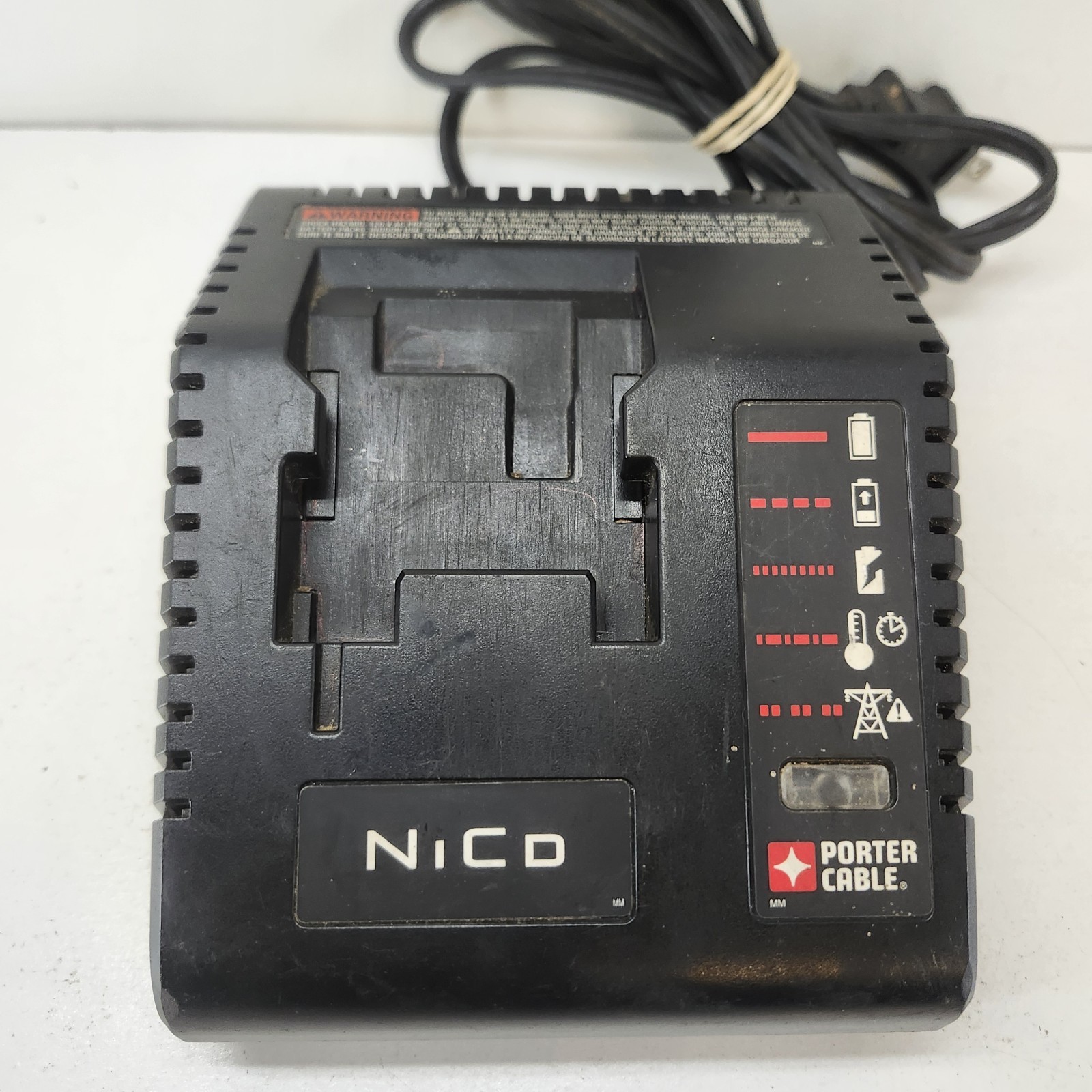 Porter Cable PCMVC Type 2 Power Tool Battery Charger 9.6-18v NiCD Tested