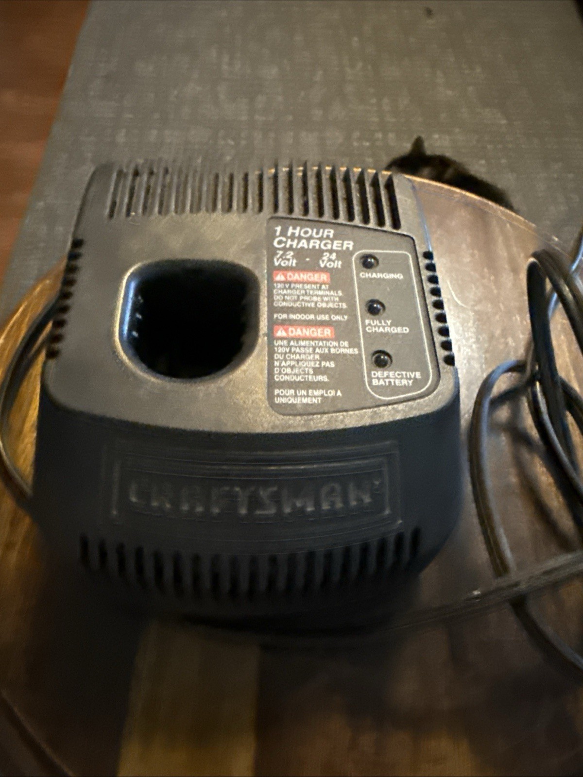 CRAFTSMAN OEM GENUINE FAST 1 HOUR BATTERY CHARGER 1425301 7.2v 12v 18v 19.2v 24v