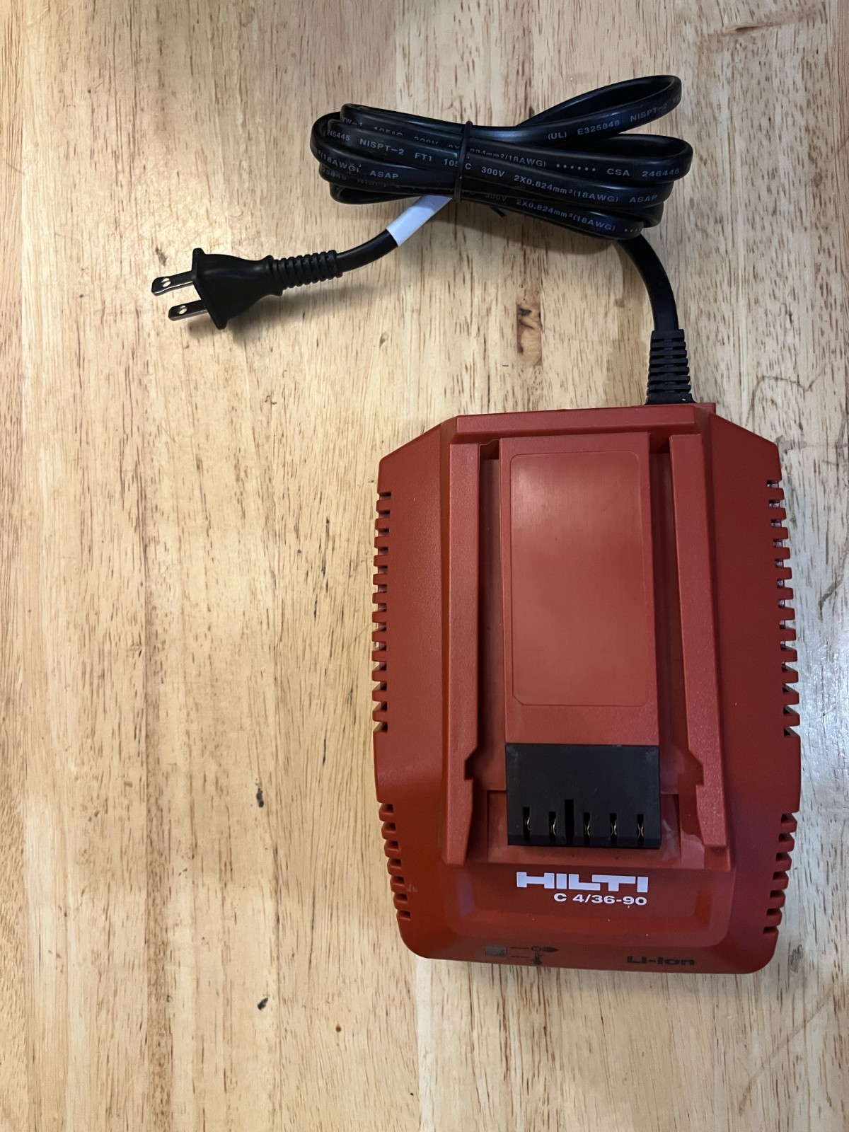 HILTI C 4/36-90 MULTI-VOLTAGE COMPACT CHARGER FOR Li-ION Batteries New- Open Box