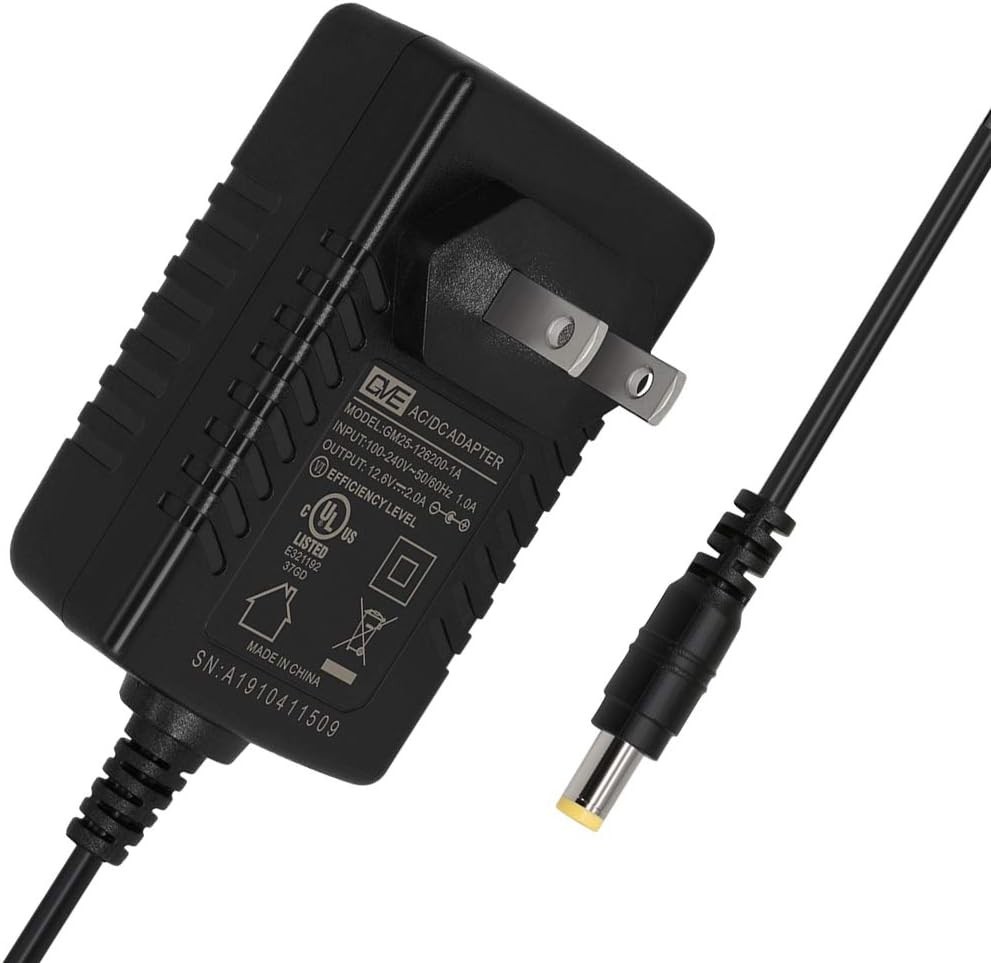 Compact and Lightweight 12.6V/2A Charger with LED Display for Lithium Batteries