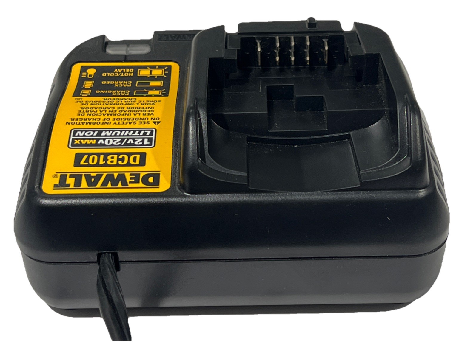 DEWALT DCB107 12V/20V MAX Li-Ion Battery Charger Single-Port Tested EUC