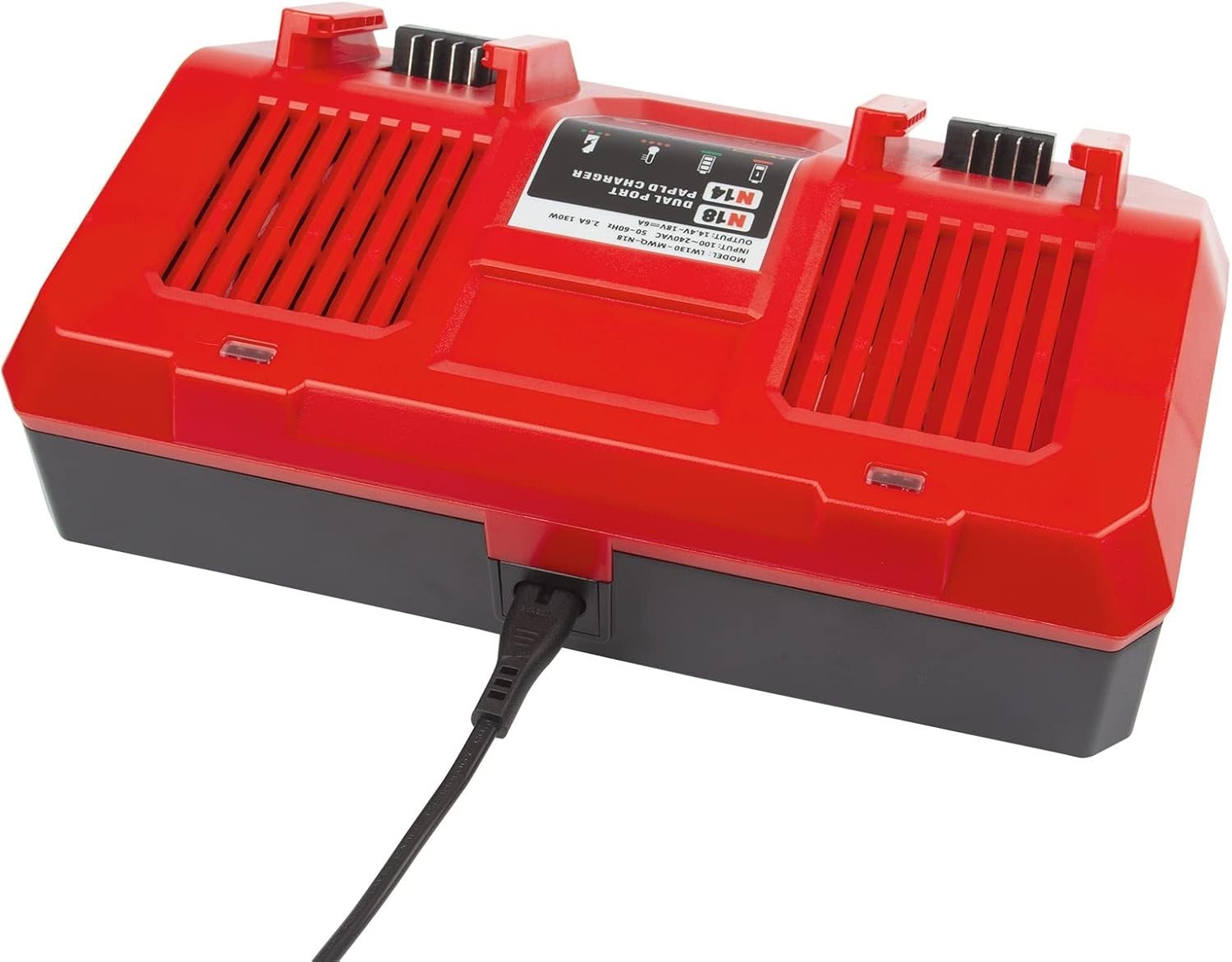 Dual Battery Charger for Milwaukee MK-18 Lithium-Ion 14.4V-18V Rapid Charge