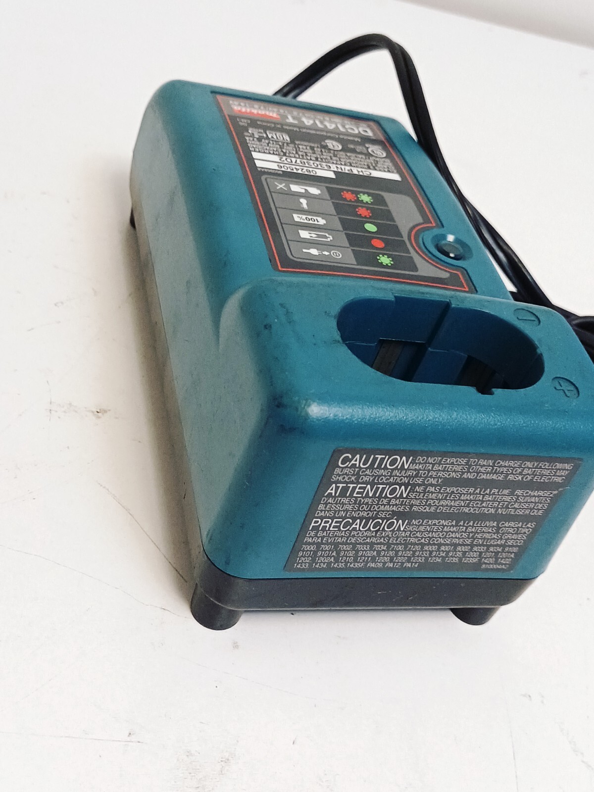 Makita battery charger DC1414T Ni-MH & Ni-Cd 7.2 – 14.4v
