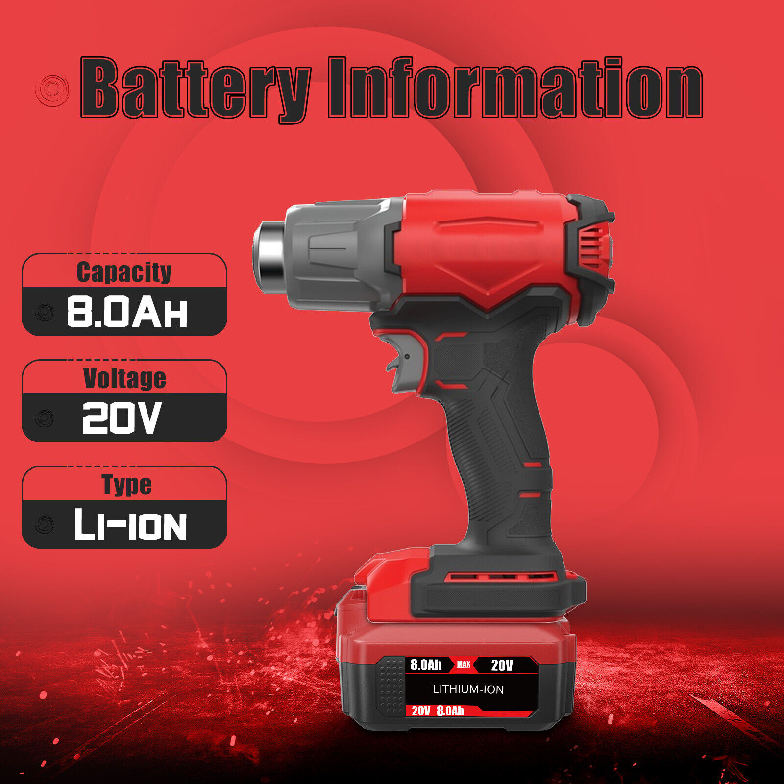 PACK For Craftsman V20 8.0Ah 7AH 20 Volt Li-ion Battery CMCB204 CMCB202 CMCB206