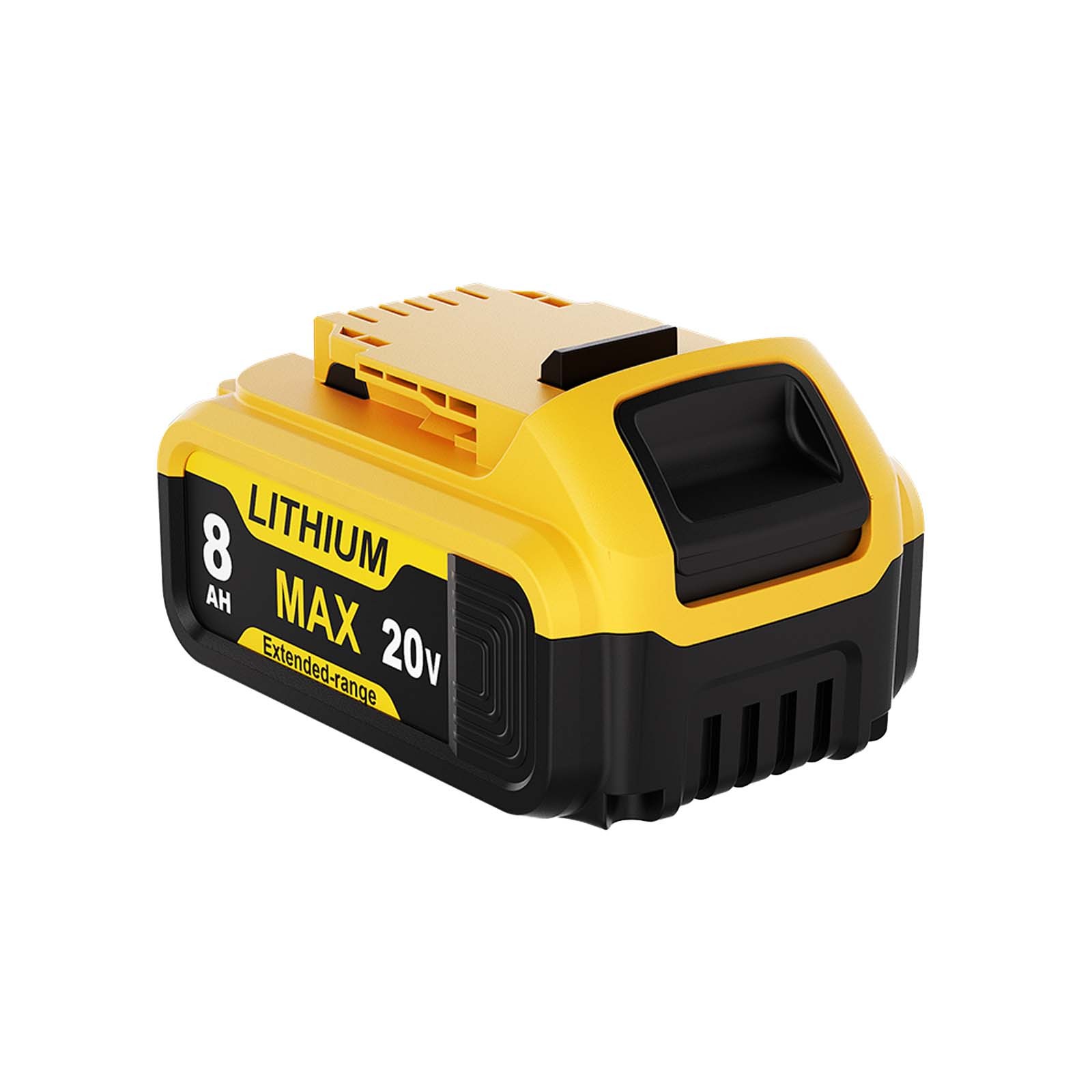 1-2X 8.0AH For Dewalt 20V 20Volt Max XR Lithium Battery DCB206-2 DCB205 DCB200